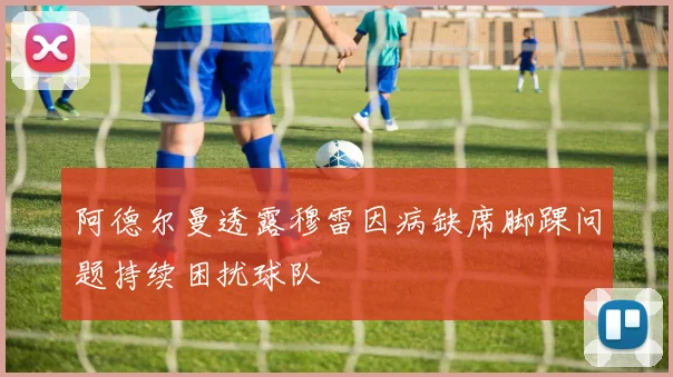 阿德尔曼透露穆雷因病缺席脚踝问题持续困扰球队